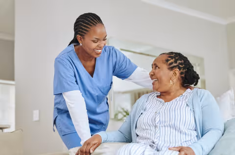 Carer and patient 