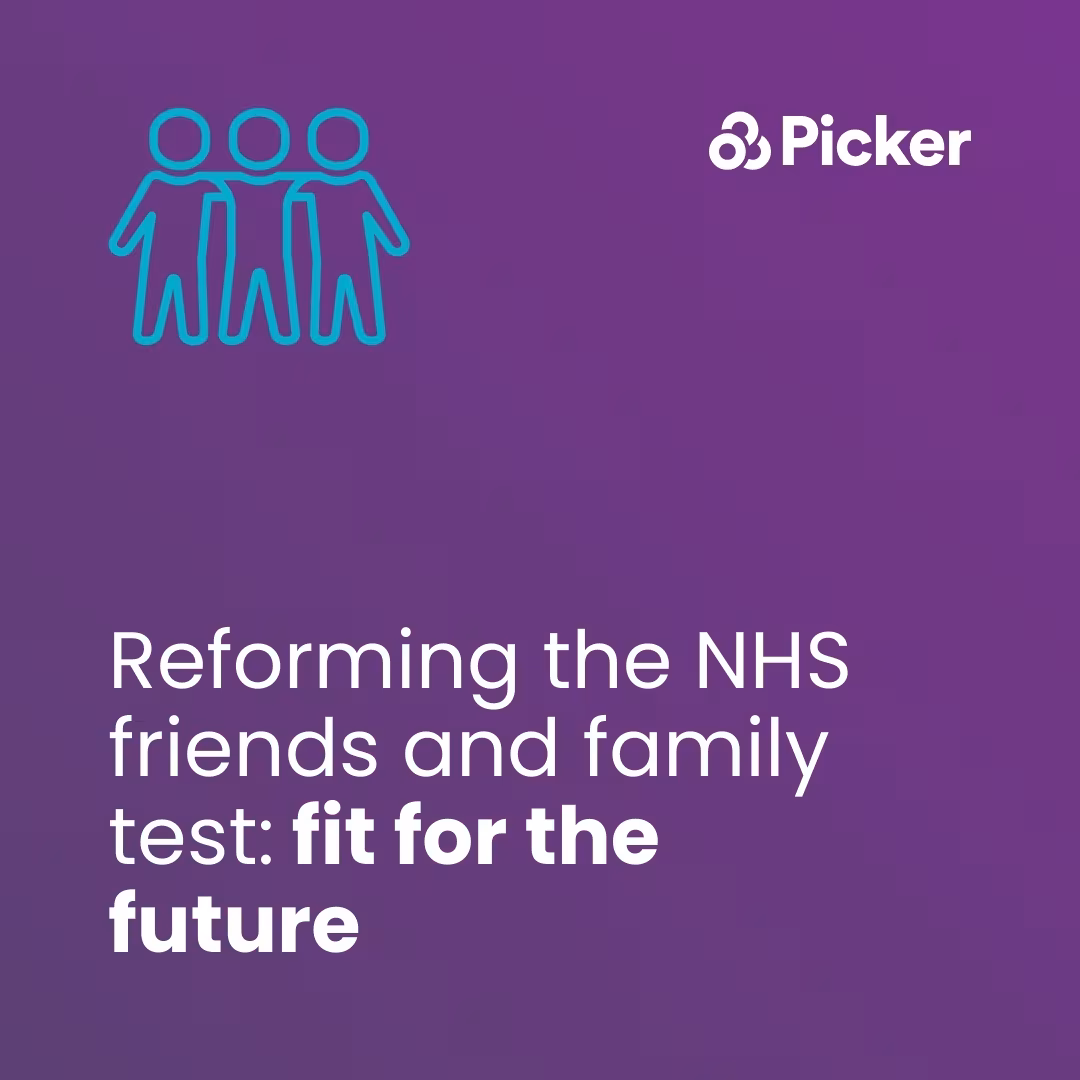 Infographic 'Reforming the NHS friends and family test: fir for the future