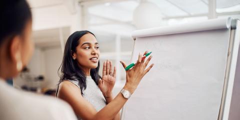 Woman in meeting 