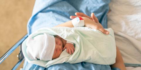 New born baby in hospital